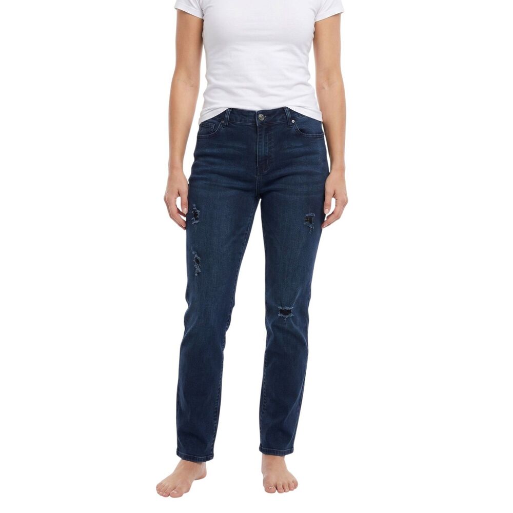 VIP Women's Distressed Blue Jeans Size 14